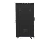 LANBERG Szafa instalacyjna rack stojąca 19 27U 600x800 czarna, drzwi szklane LCD (Flat pack) FF01-6827-12BL - 704974 - zdjęcie 4